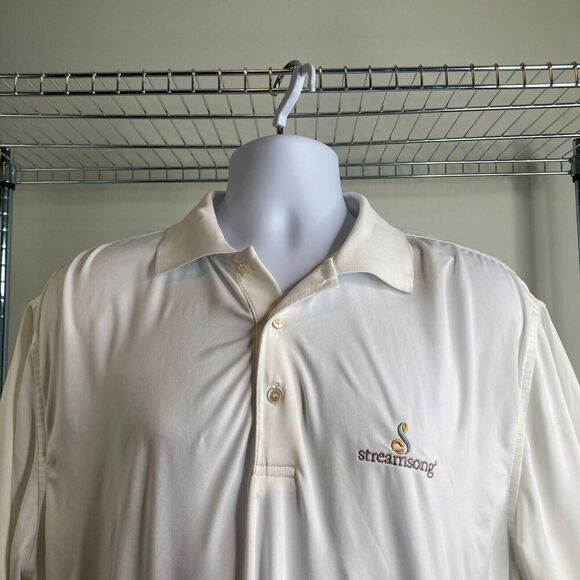 Peter Millar Men's Streamsong Summer Comfort Polo Shirt Sz M Golf Course Preppy - Picture 3 of 14